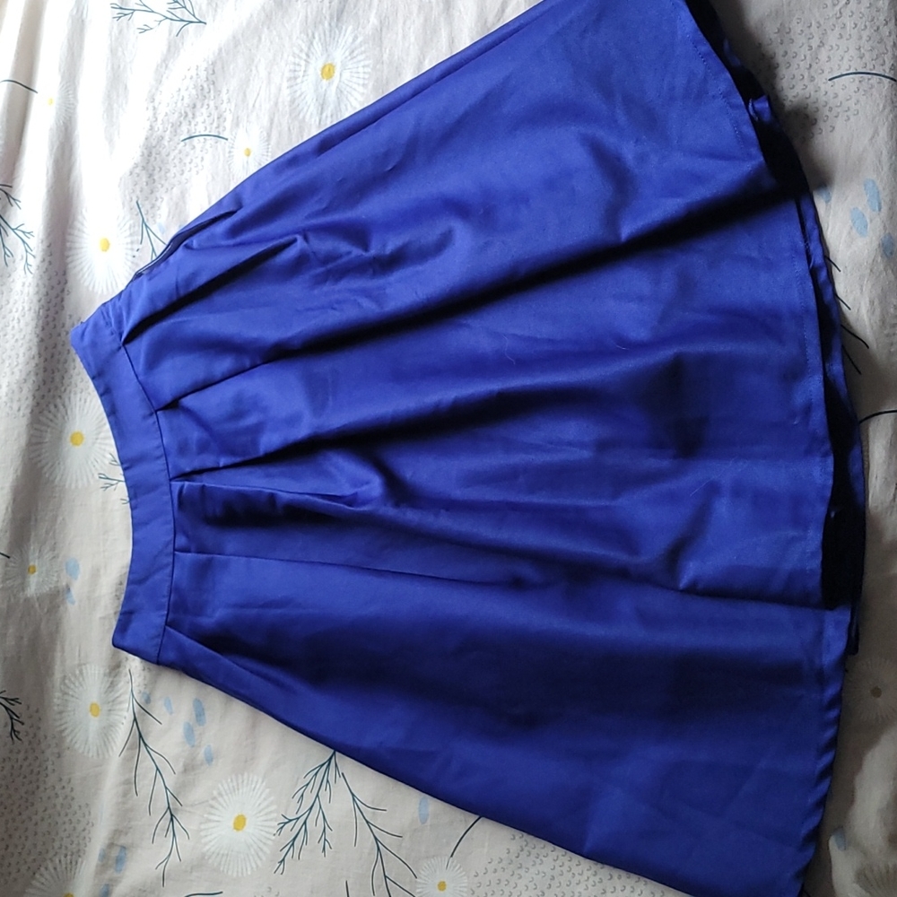 Blue skirt